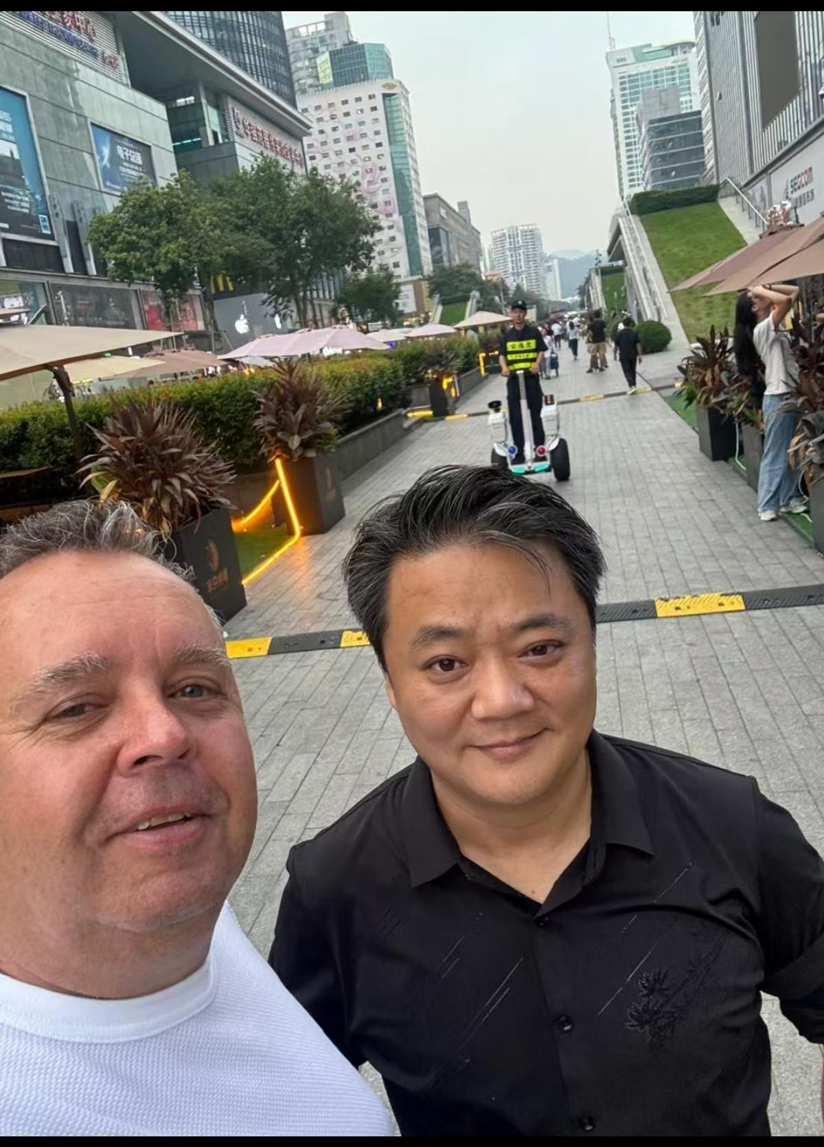 City tour with client in Zhuhai