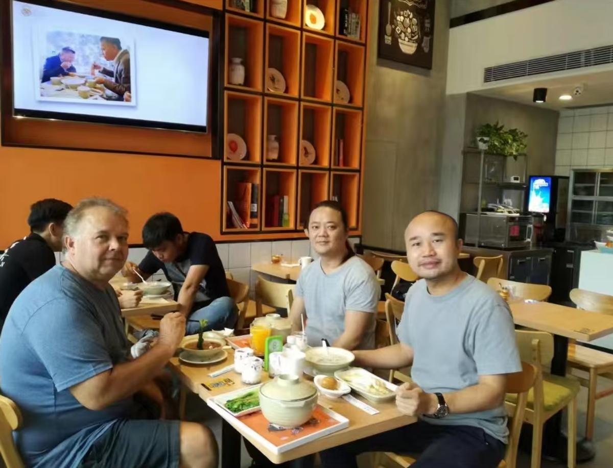 Dinner with African clients