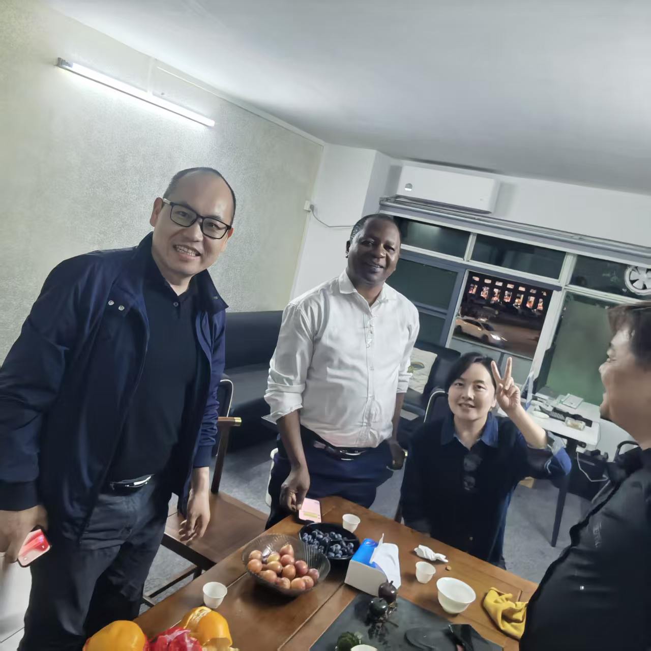 Office meeting with partners