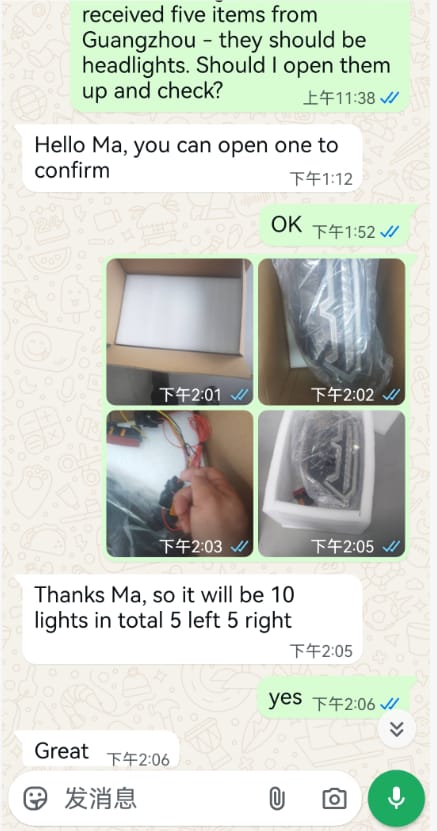 Sample check photos