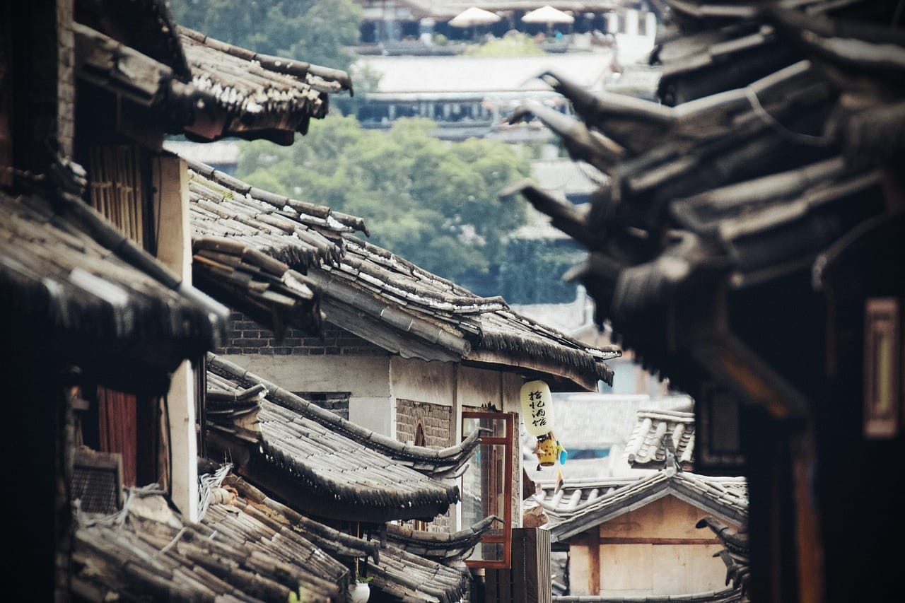 Chinese rooftops